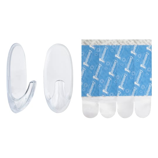 3M Command™ Medium Clear Window Hooks Michaels